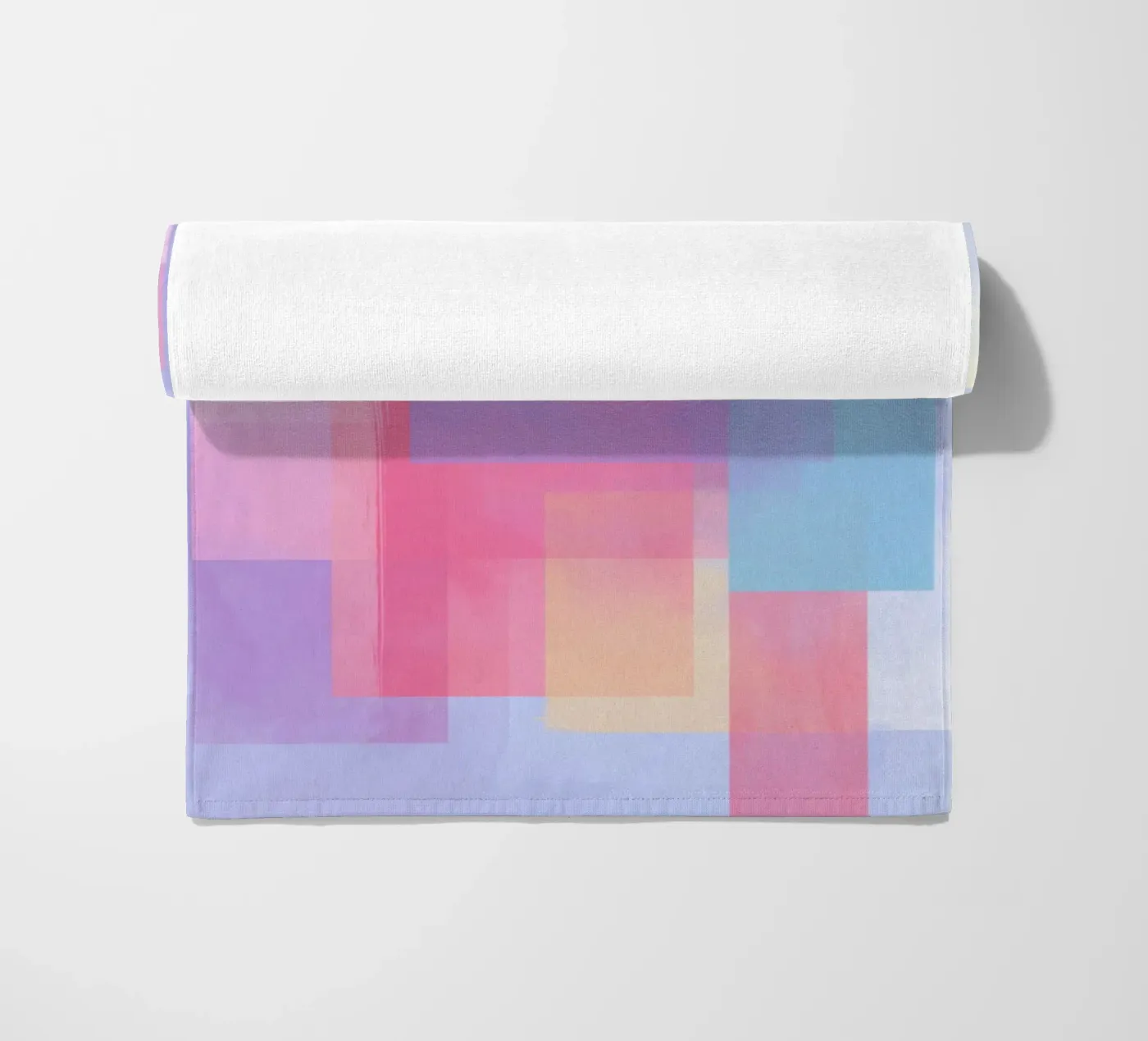 Zachte geometrie strandhanddoek van Geometrica