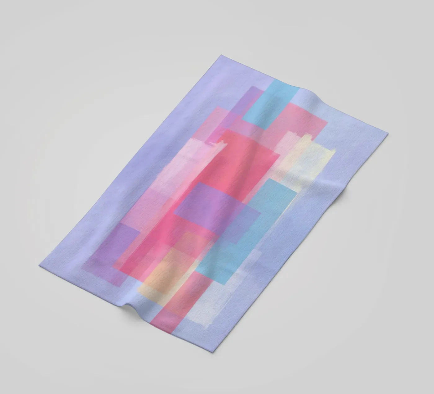 Zachte geometrie strandhanddoek van Geometrica