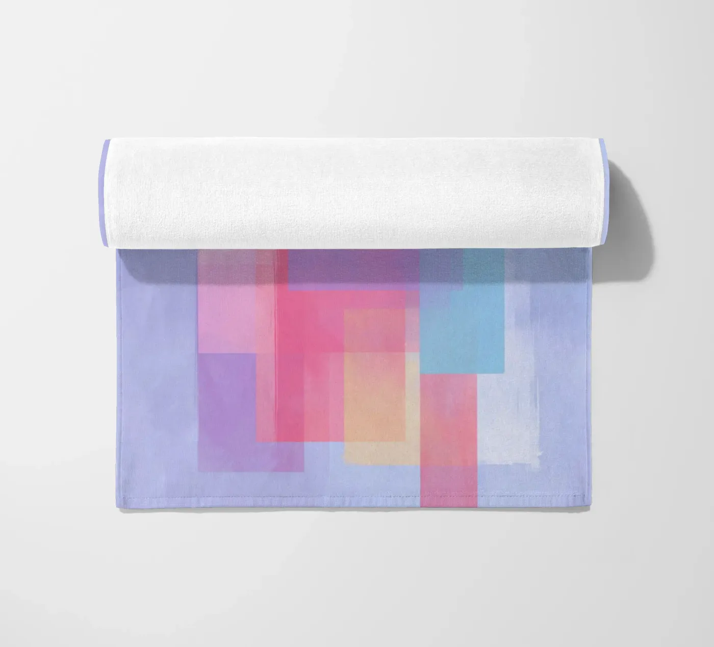 Zachte geometrie strandhanddoek van Geometrica