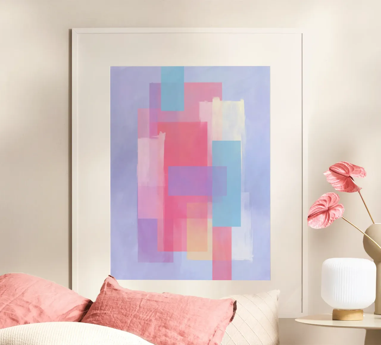 Soft Geometry poster by Geometrica