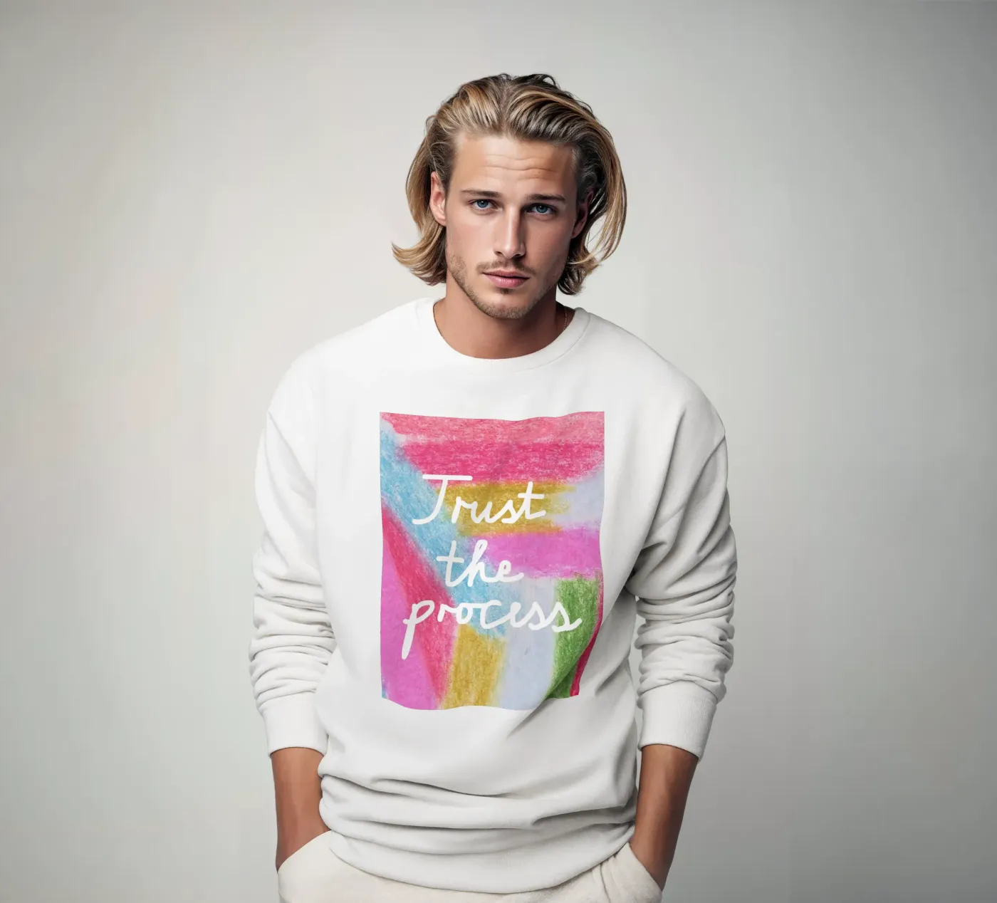 Trust the process sweatshirt by Iris Knabenschuh Design