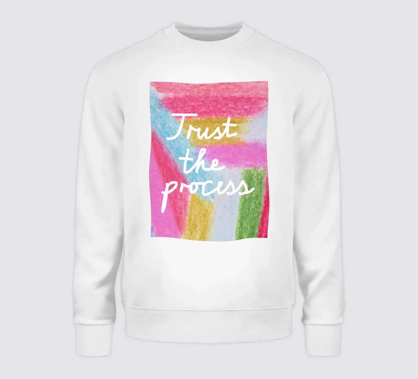 Trust the process sweatshirt by Iris Knabenschuh Design