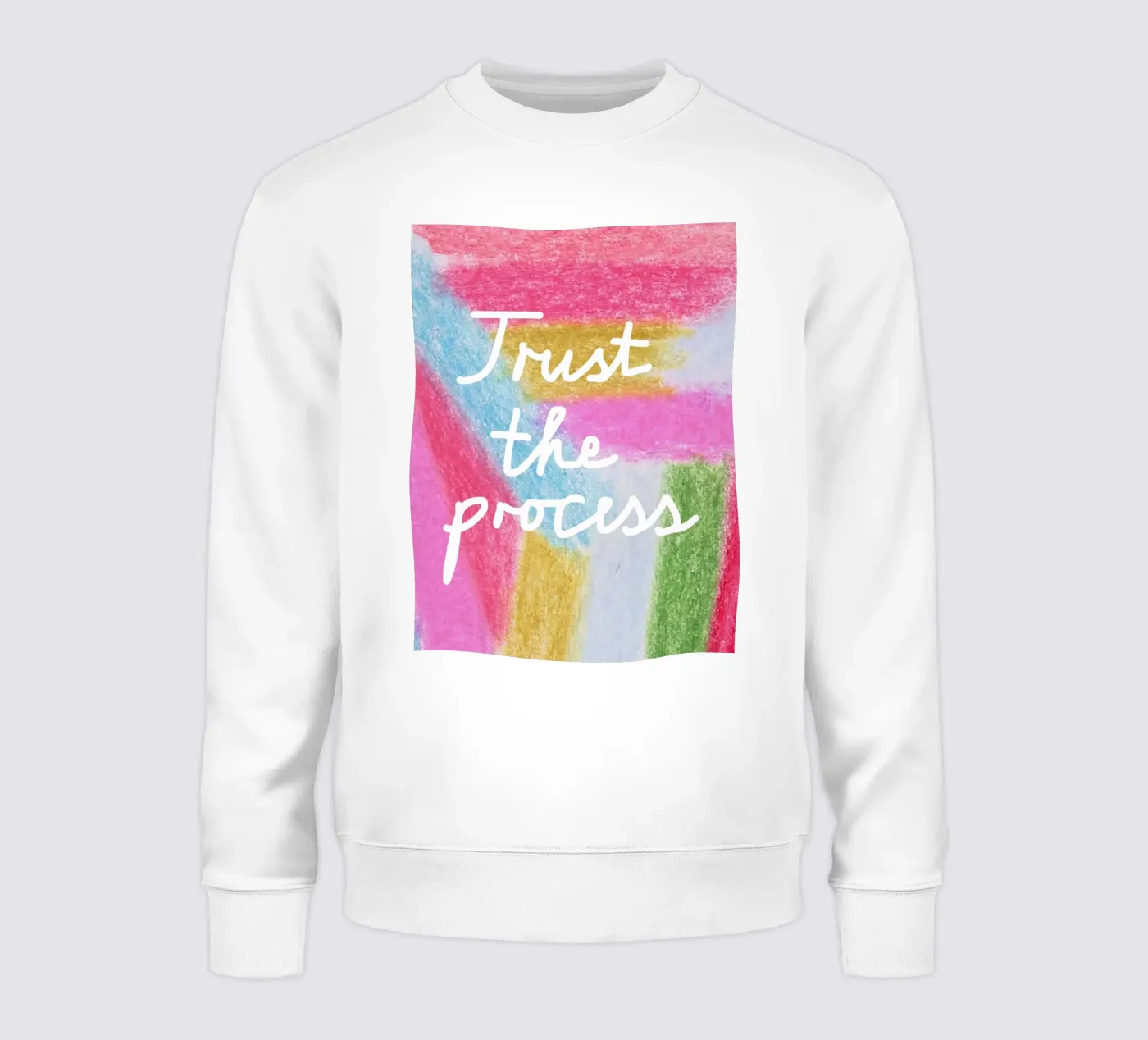 Trust the process sweatshirt by Iris Knabenschuh Design