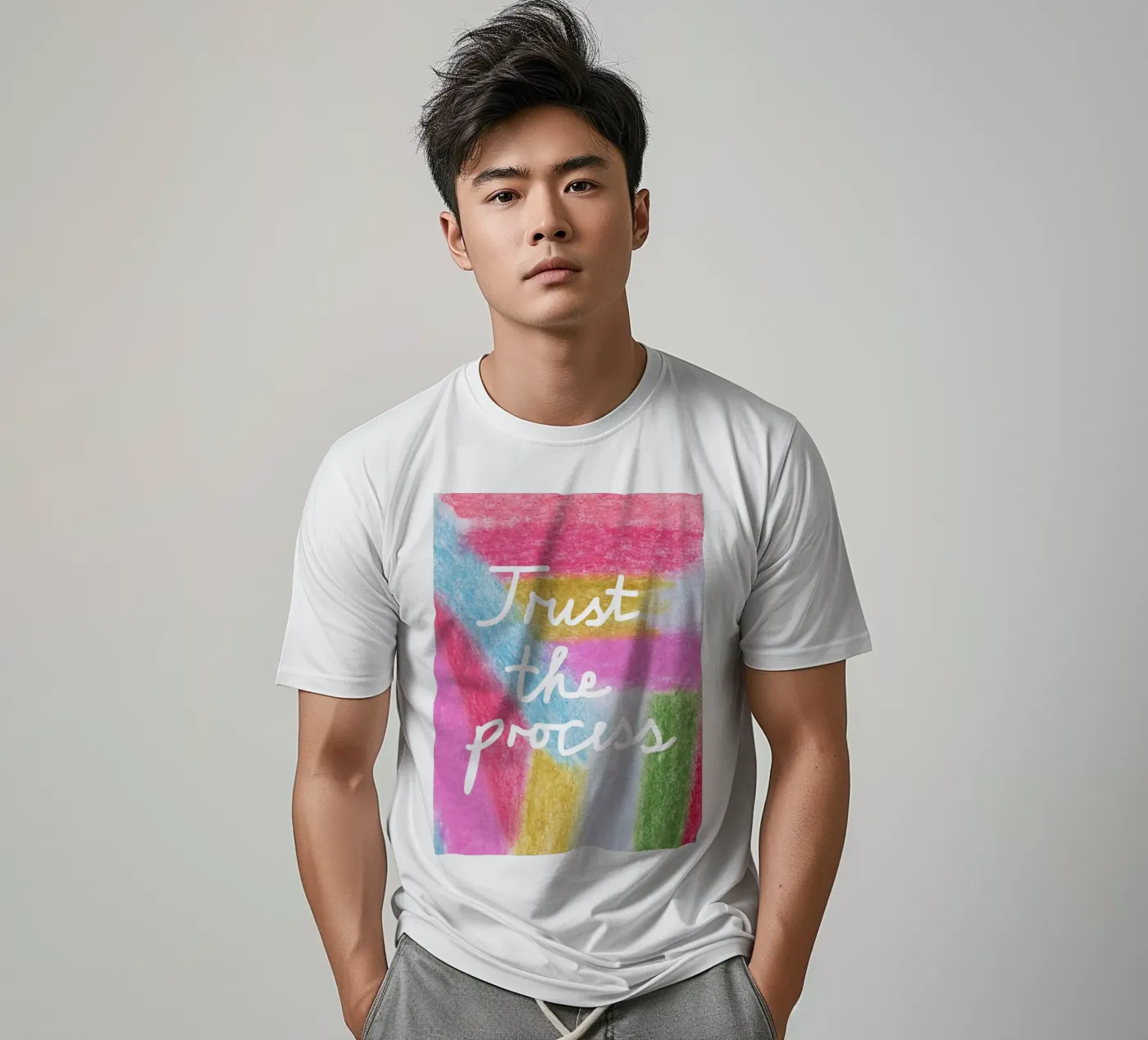 Trust the process t-shirt by Iris Knabenschuh Design