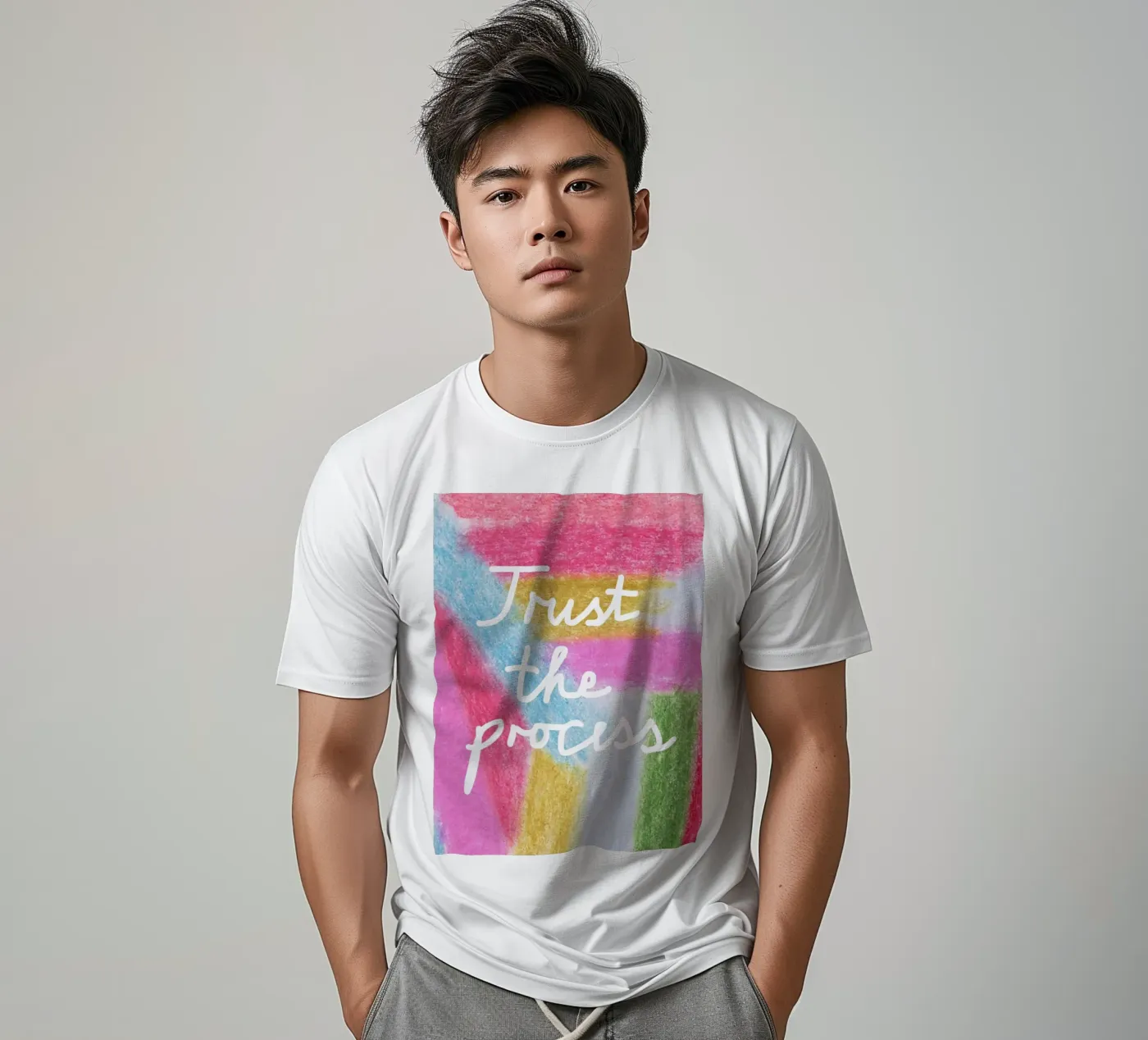 Trust the process t-shirt by Iris Knabenschuh Design
