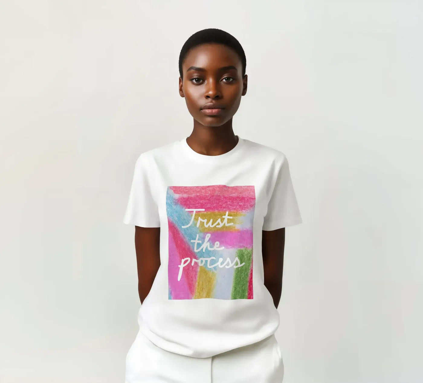 Trust the process t-shirt by Iris Knabenschuh Design