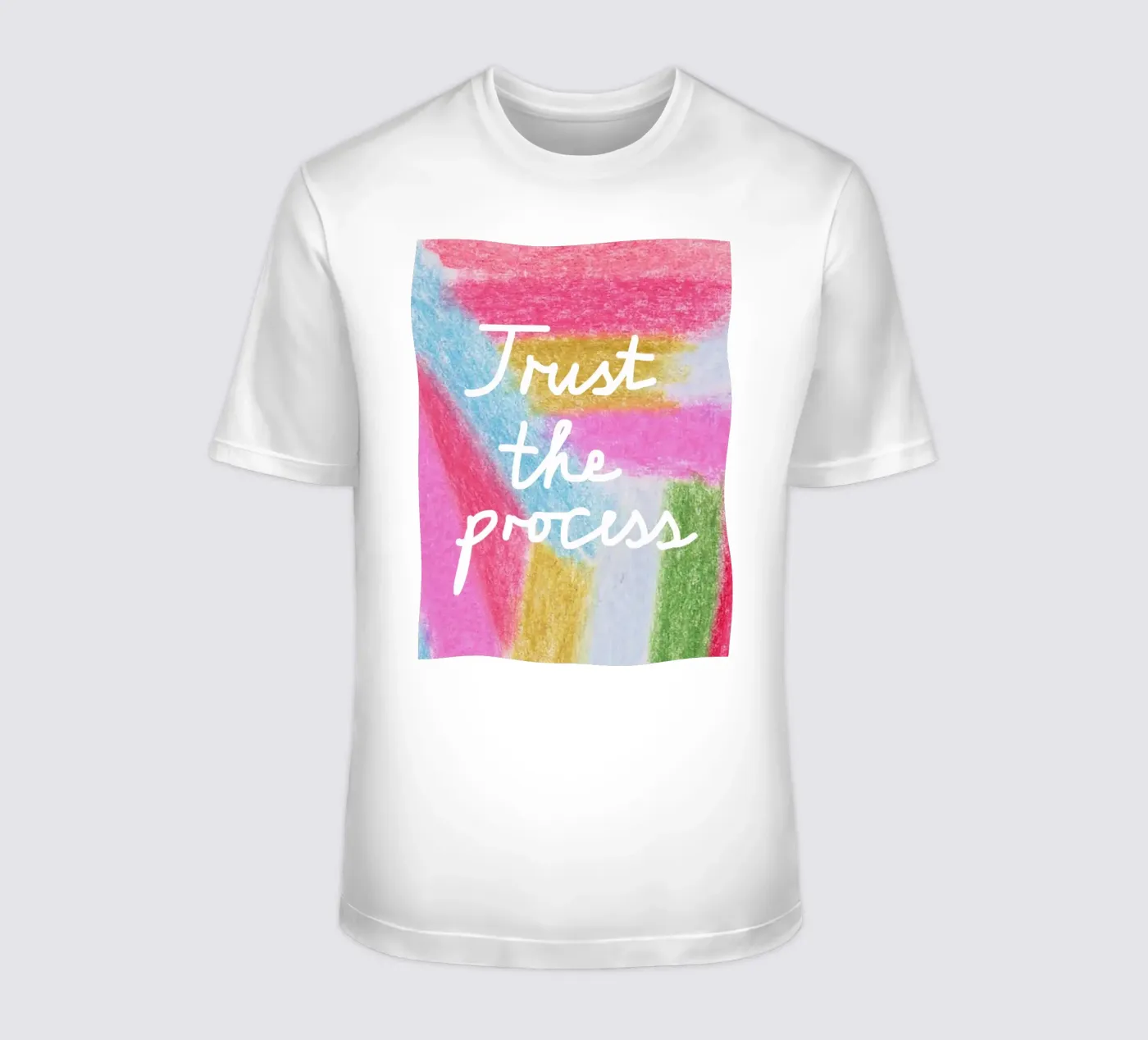 Trust the process t-shirt by Iris Knabenschuh Design