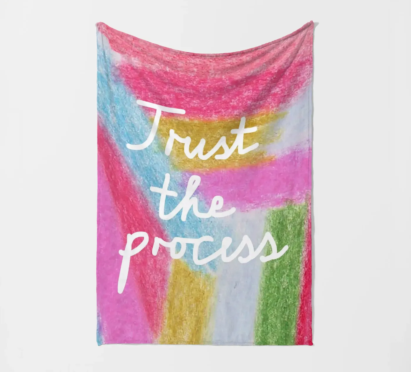 Trust the process Fleecedecke von Iris Knabenschuh Design