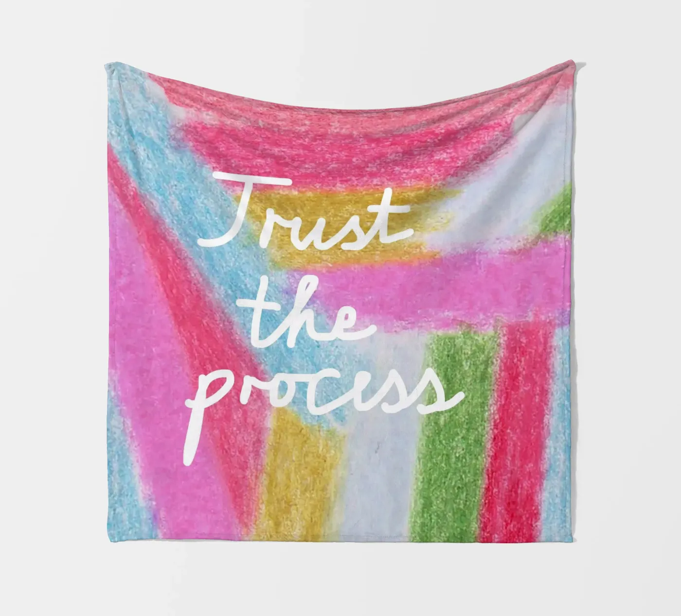 Trust the process Fleecedecke von Iris Knabenschuh Design