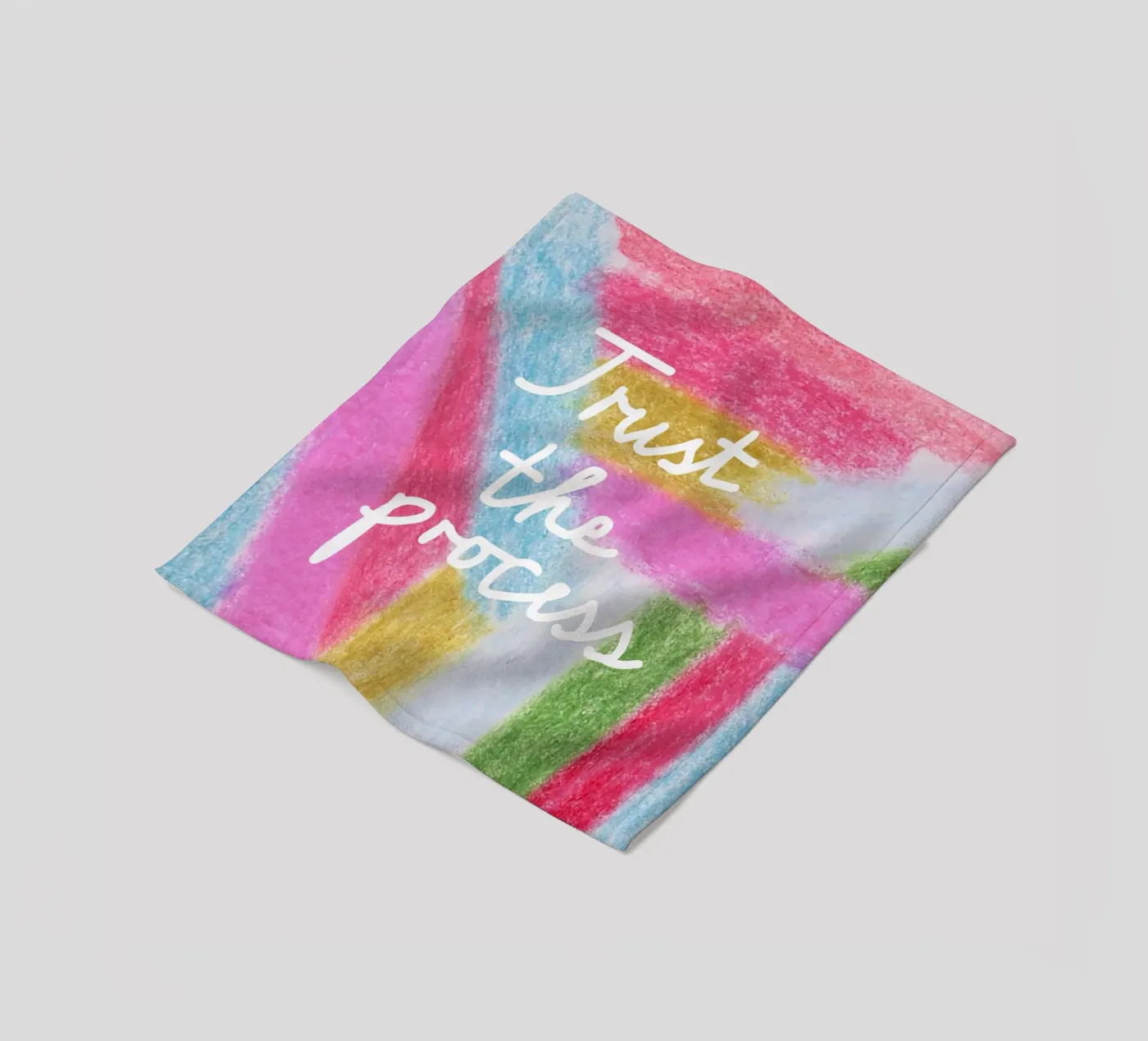 Trust the process Fleecedecke von Iris Knabenschuh Design