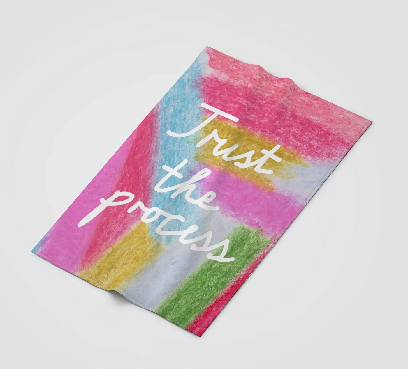 Trust the process Fleecedecke von Iris Knabenschuh Design