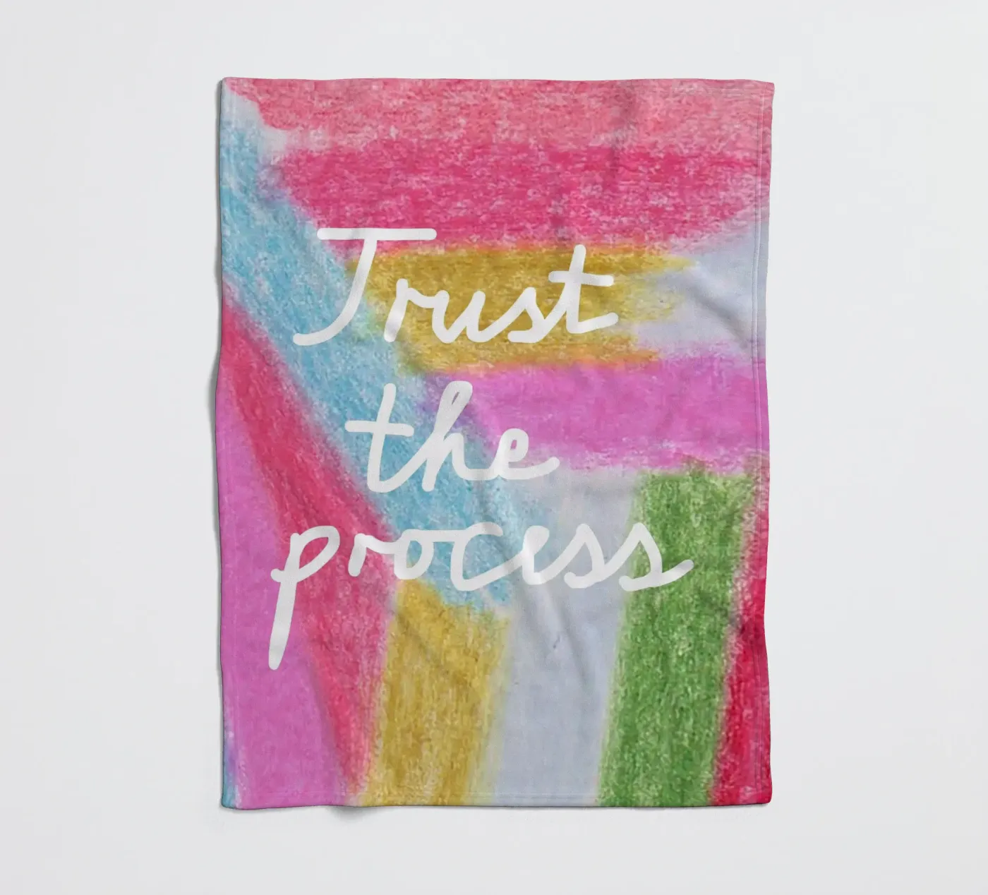 Trust the process Fleecedecke von Iris Knabenschuh Design