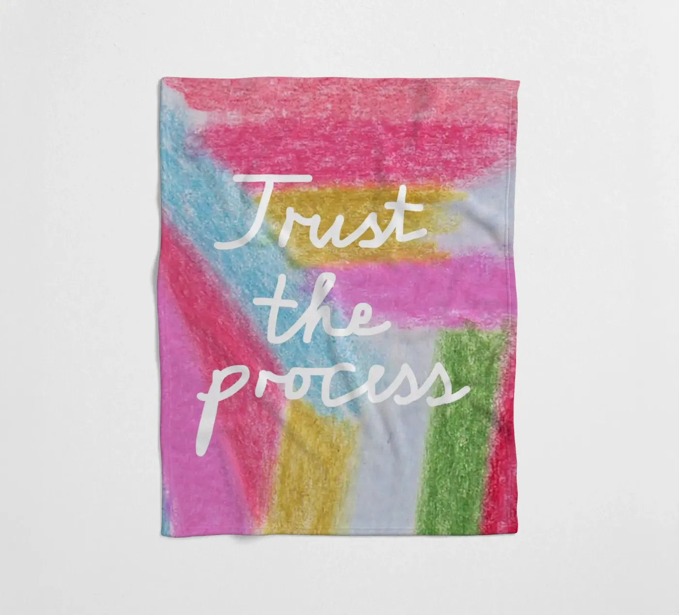 Trust the process Fleecedecke von Iris Knabenschuh Design