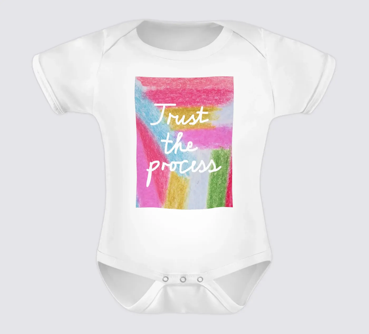 Trust the process body bébé de Iris Knabenschuh Design