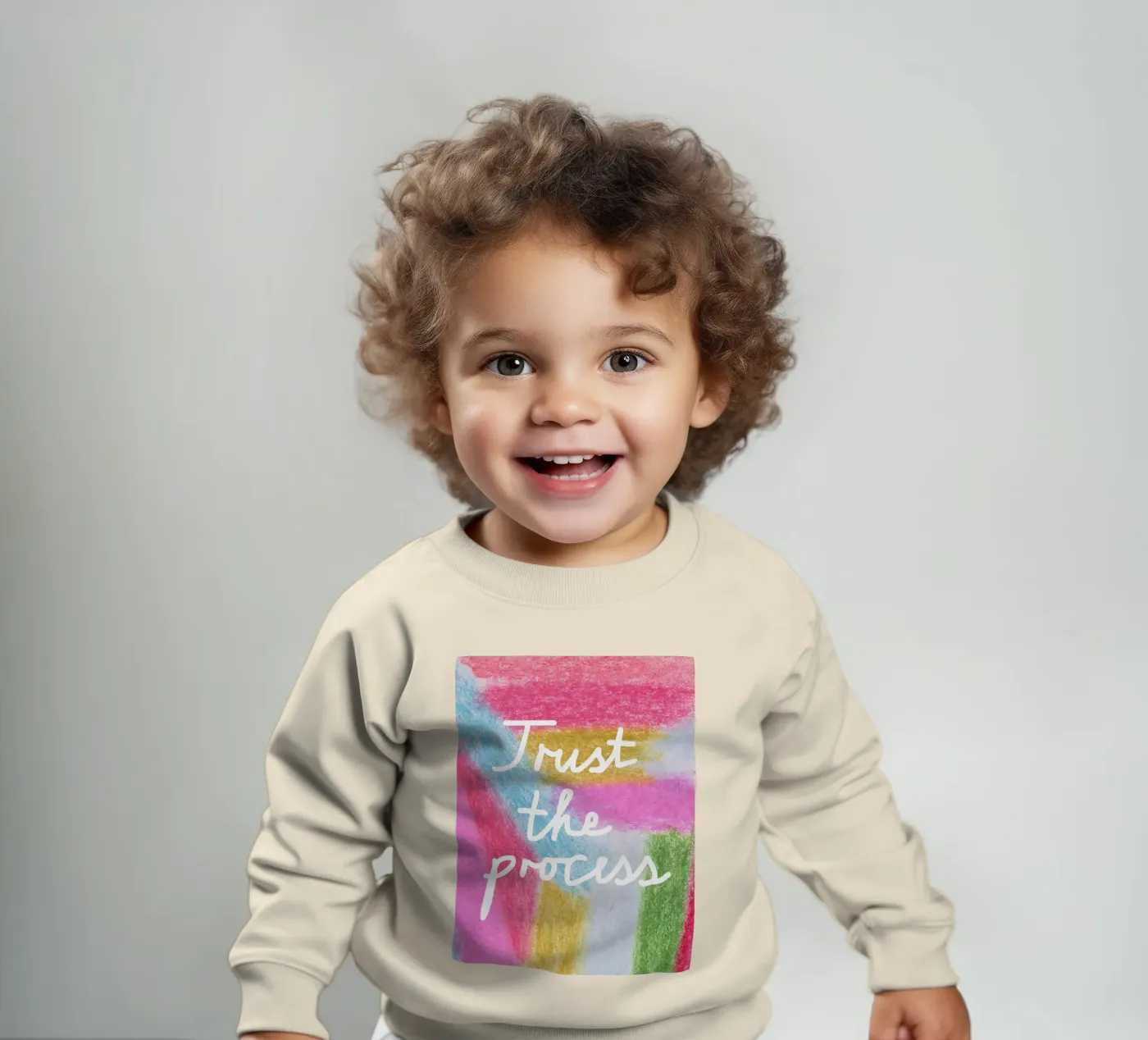 Trust the process felpa neonato da Iris Knabenschuh Design