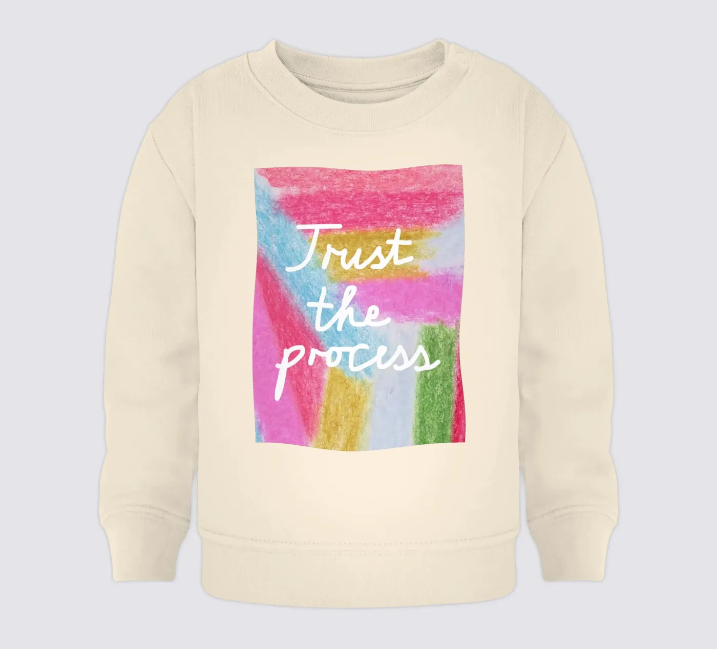 Trust the process felpa neonato da Iris Knabenschuh Design