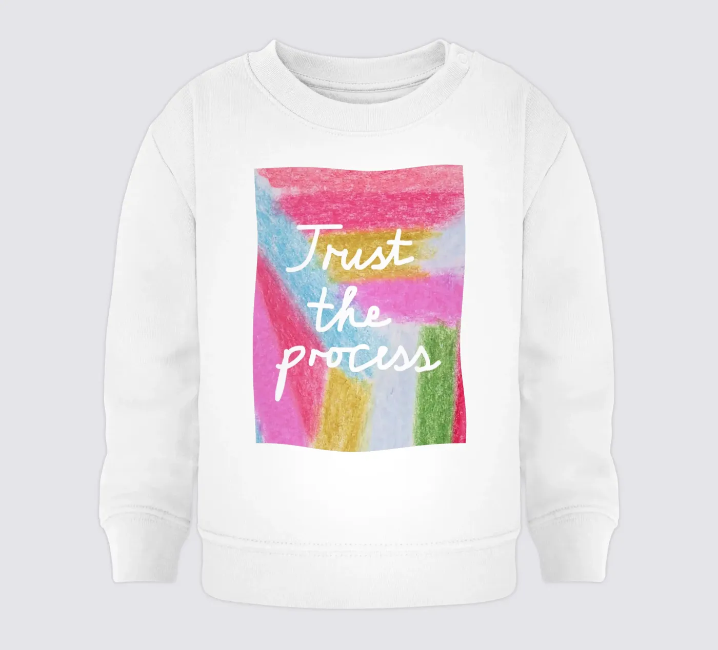 Trust the process felpa neonato da Iris Knabenschuh Design