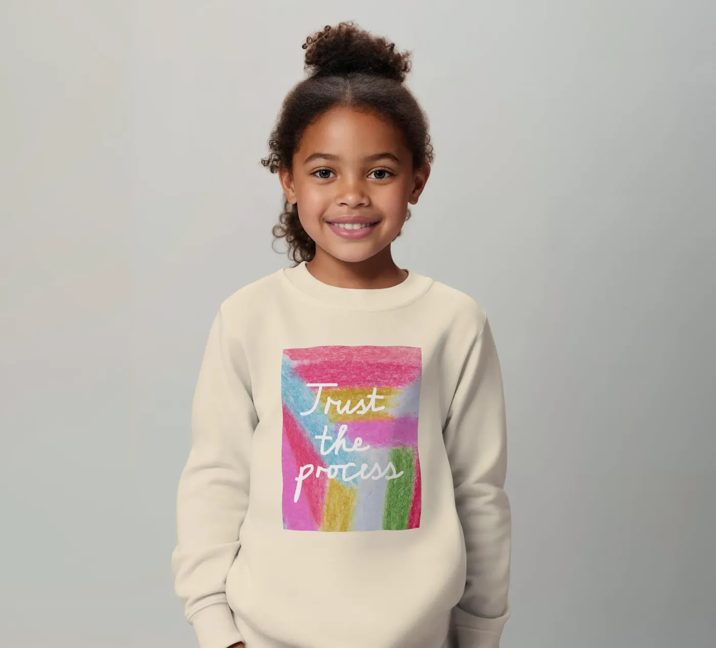 Trust the process kinder sweatshirt van Iris Knabenschuh Design