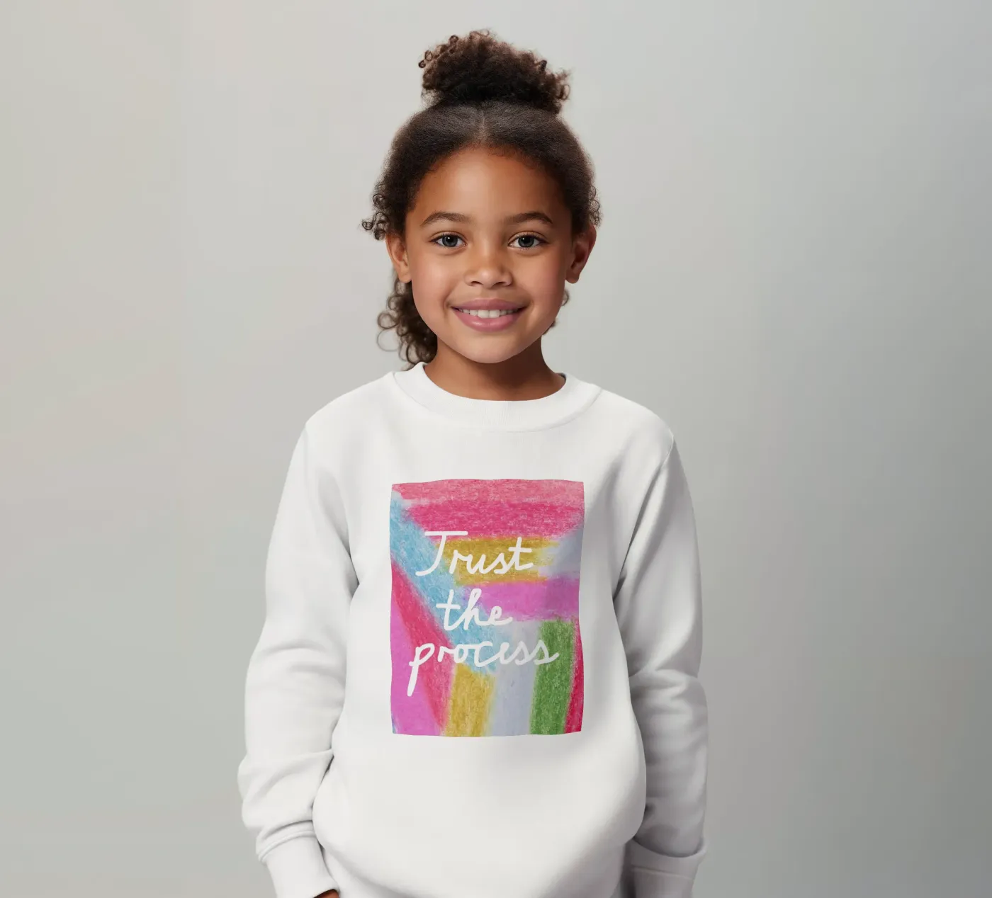 Trust the process kinder sweatshirt van Iris Knabenschuh Design