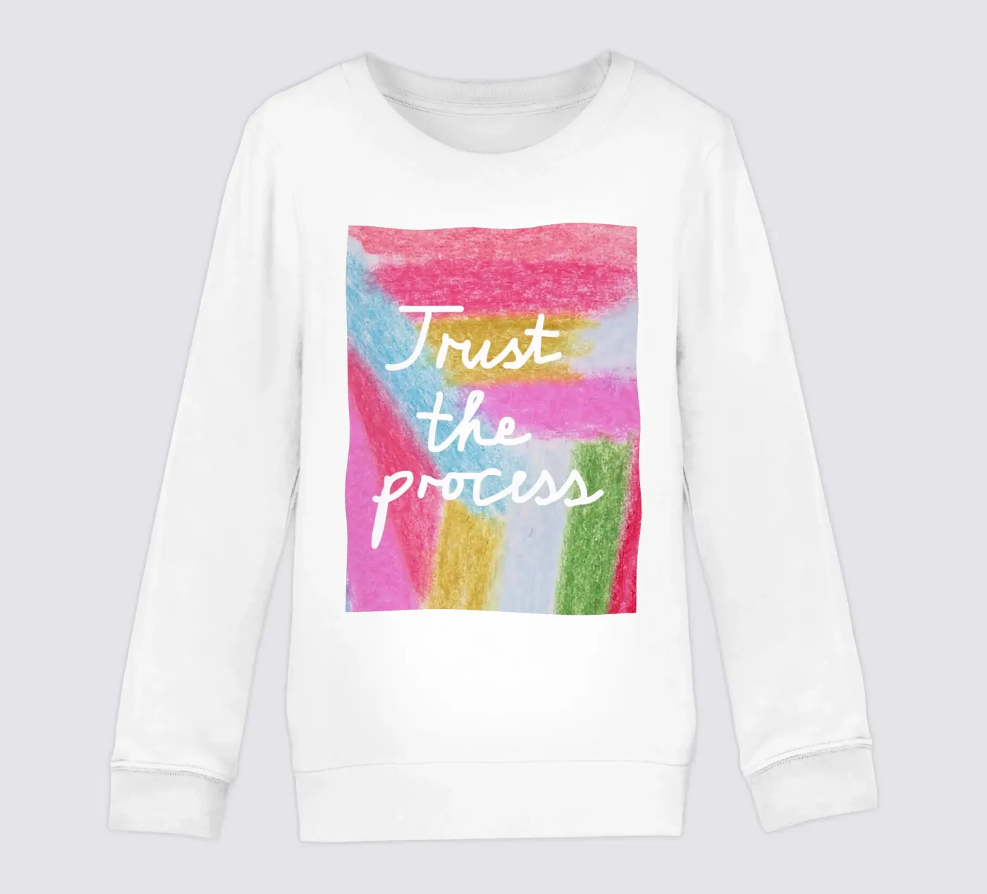 Trust the process kinder sweatshirt van Iris Knabenschuh Design