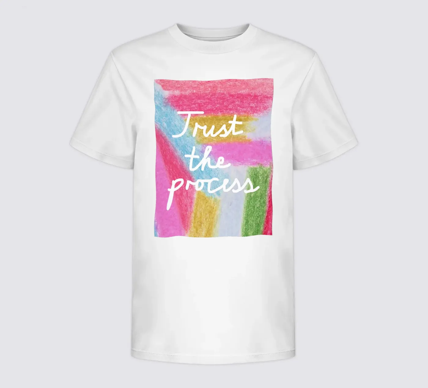 Trust the process kids t-shirt by Iris Knabenschuh Design