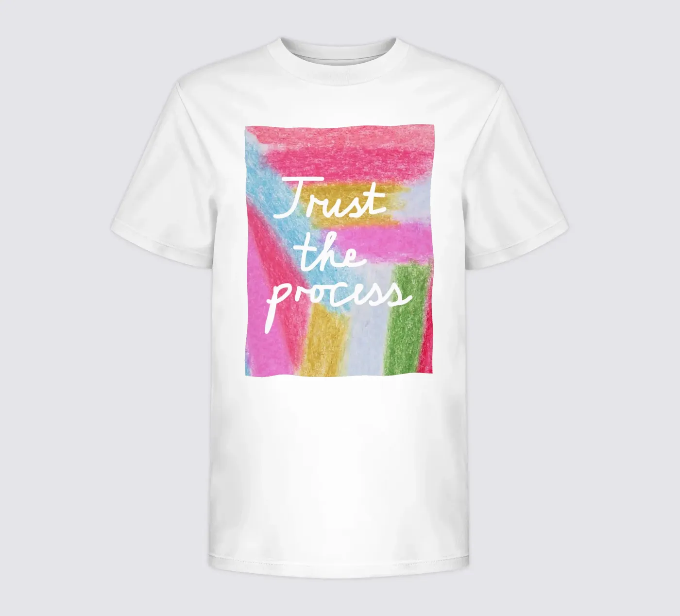 Trust the process kids t-shirt by Iris Knabenschuh Design