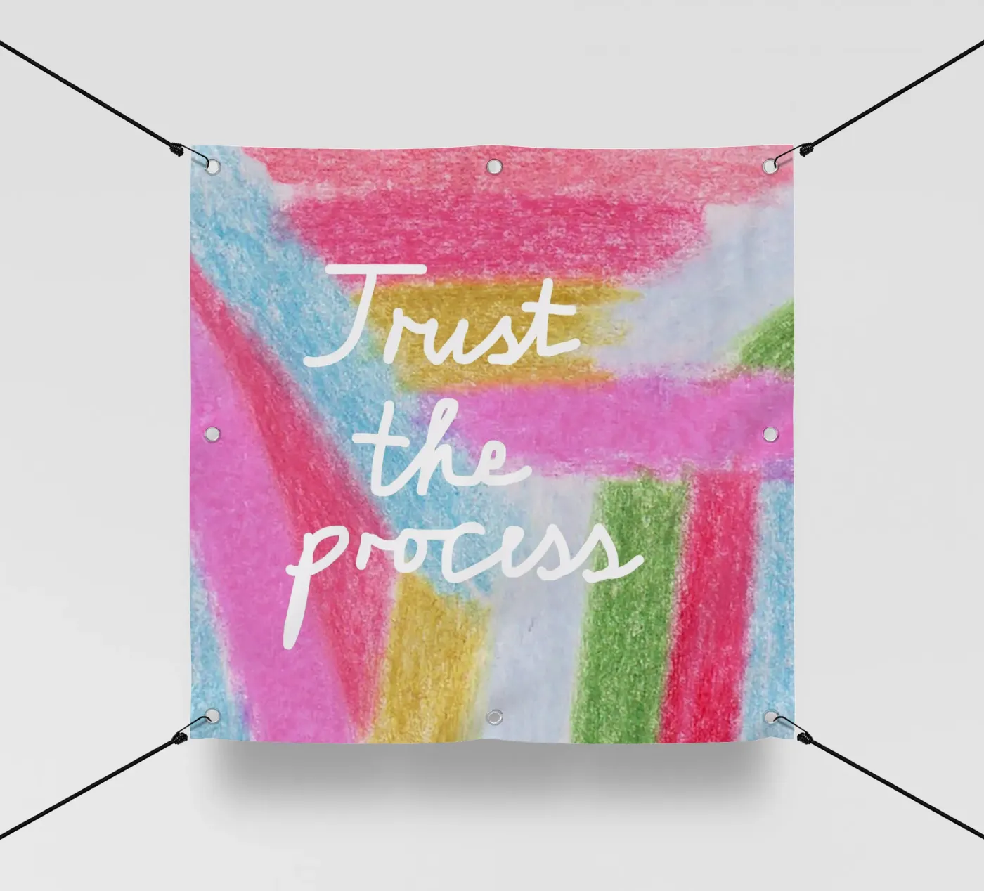 Trust the process PVC Plane von Iris Knabenschuh Design