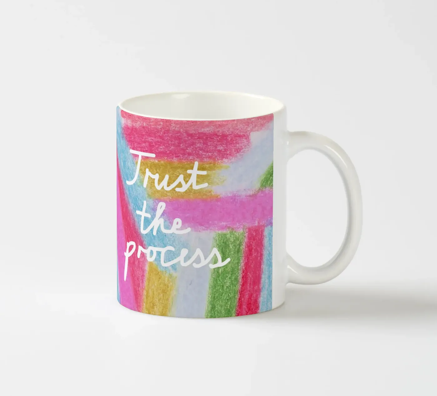 Trust the process ceramic mug by Iris Knabenschuh Design