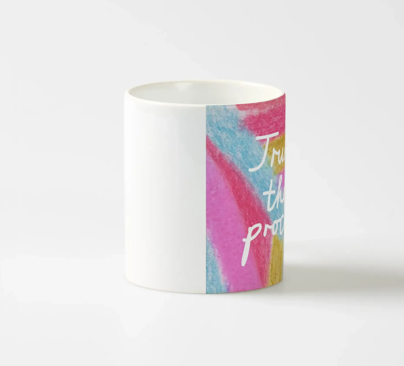 Trust the process ceramic mug by Iris Knabenschuh Design