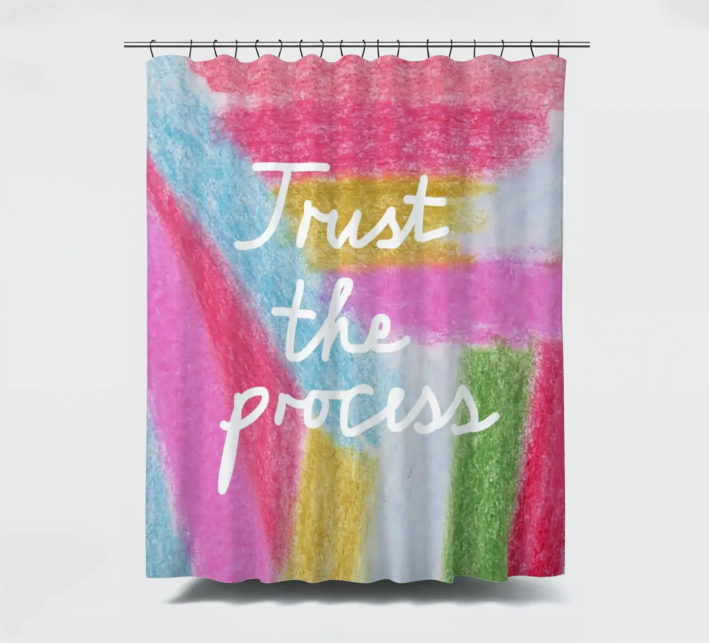 Trust the process rideau de douche de Iris Knabenschuh Design