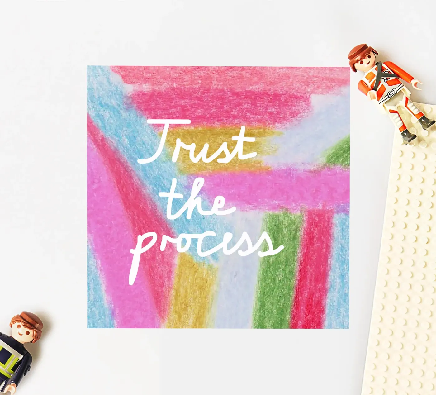 Trust the process Sticker von Iris Knabenschuh Design