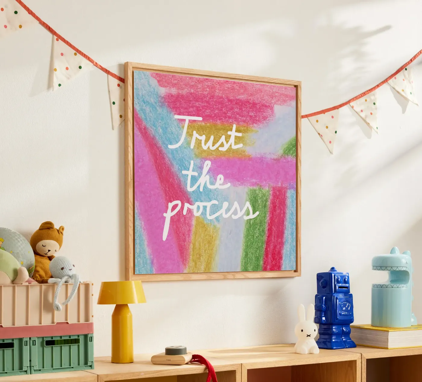 Trust the process Acryl-Glas von Iris Knabenschuh Design