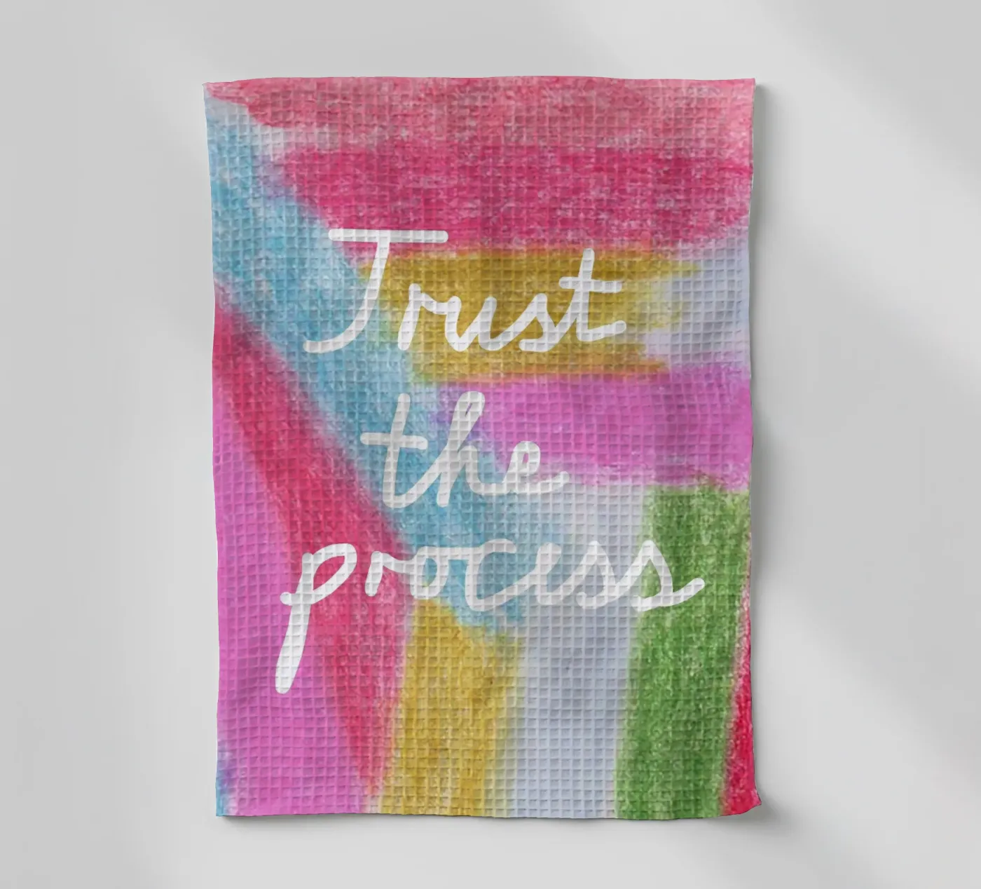 Trust the process tea towel by Iris Knabenschuh Design