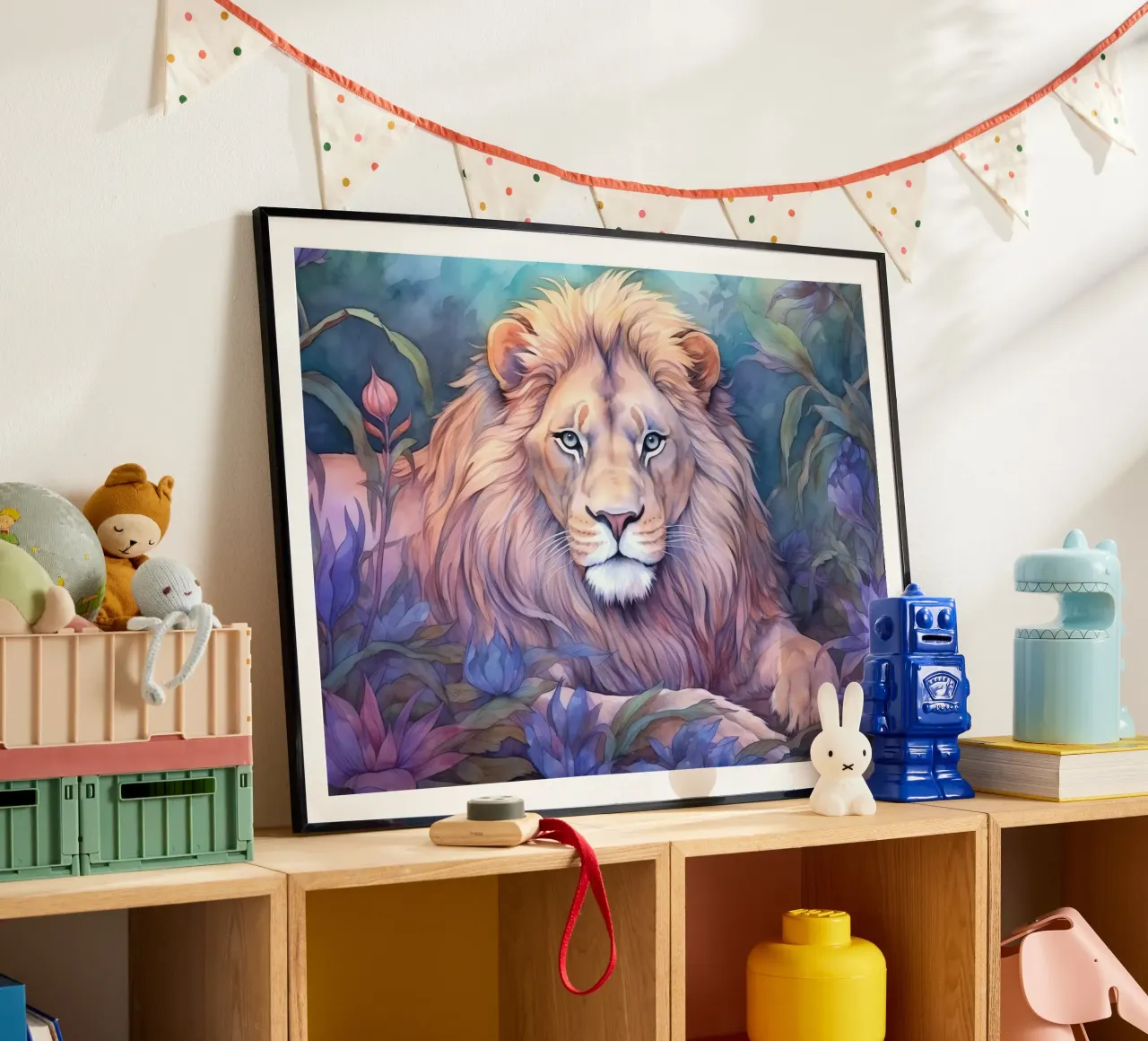 Animale Totem Leone poster da Théïa's Fantasia World