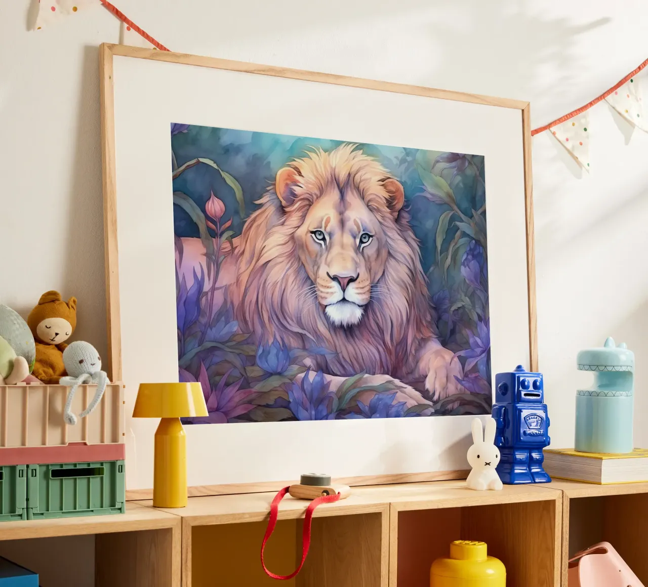 Animale Totem Leone poster da Théïa's Fantasia World