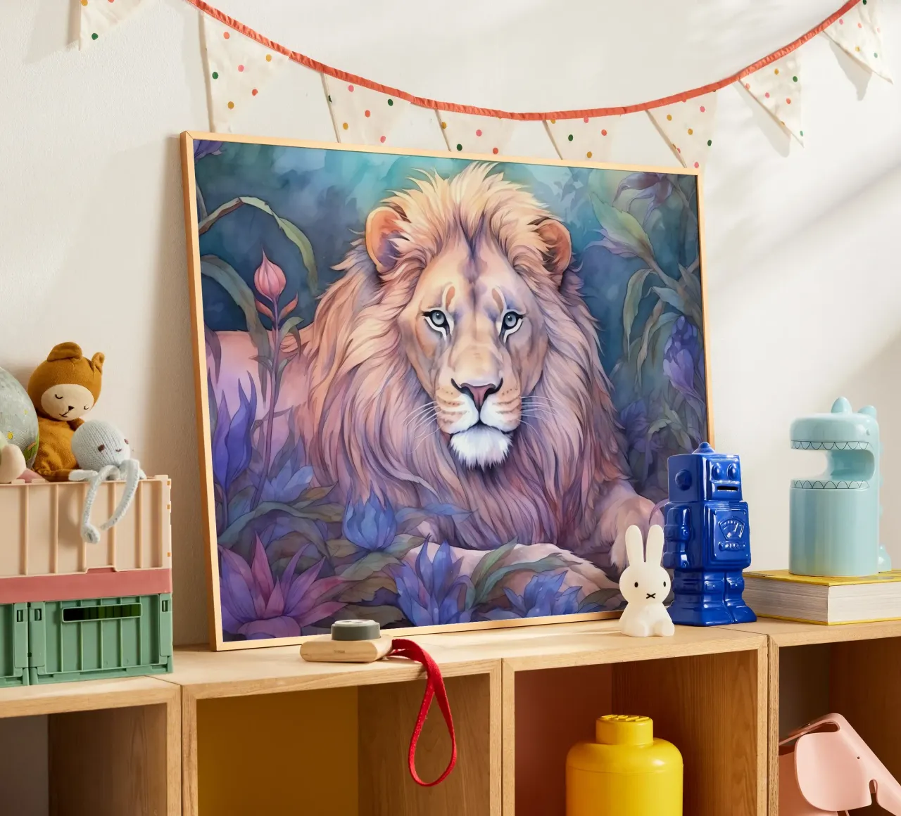 Animale Totem Leone poster da Théïa's Fantasia World