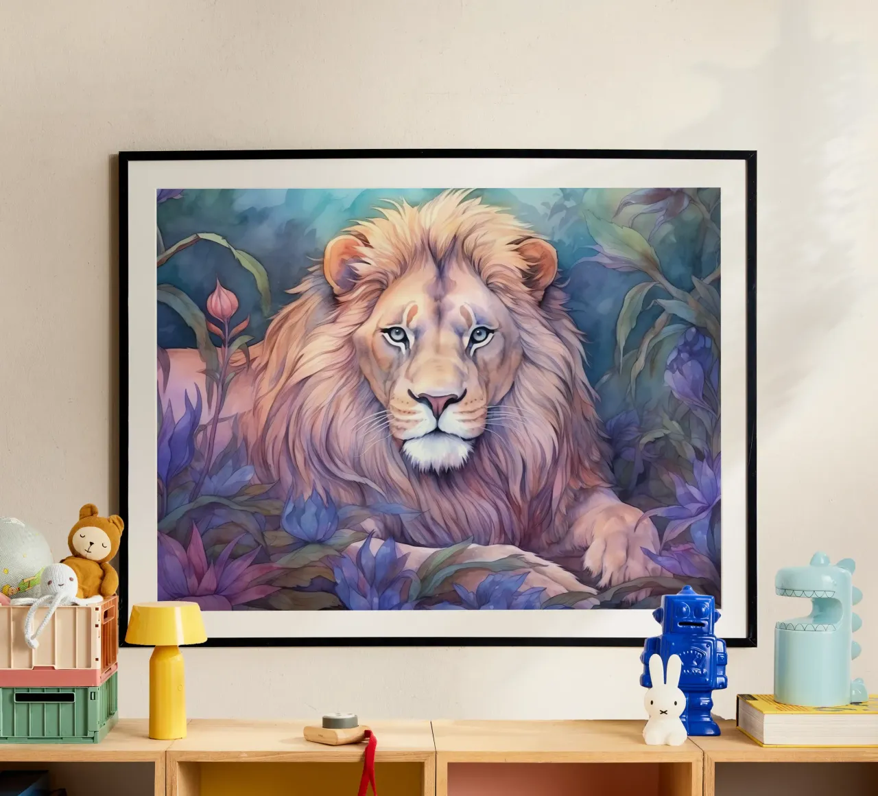 Animale Totem Leone poster da Théïa's Fantasia World