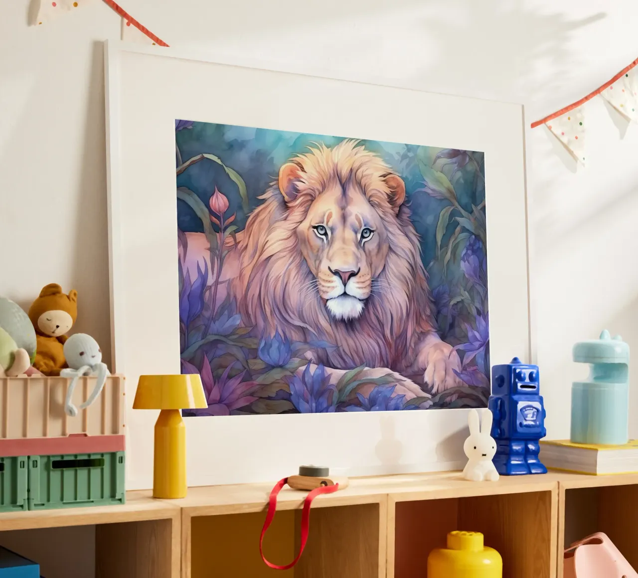 Animale Totem Leone poster da Théïa's Fantasia World