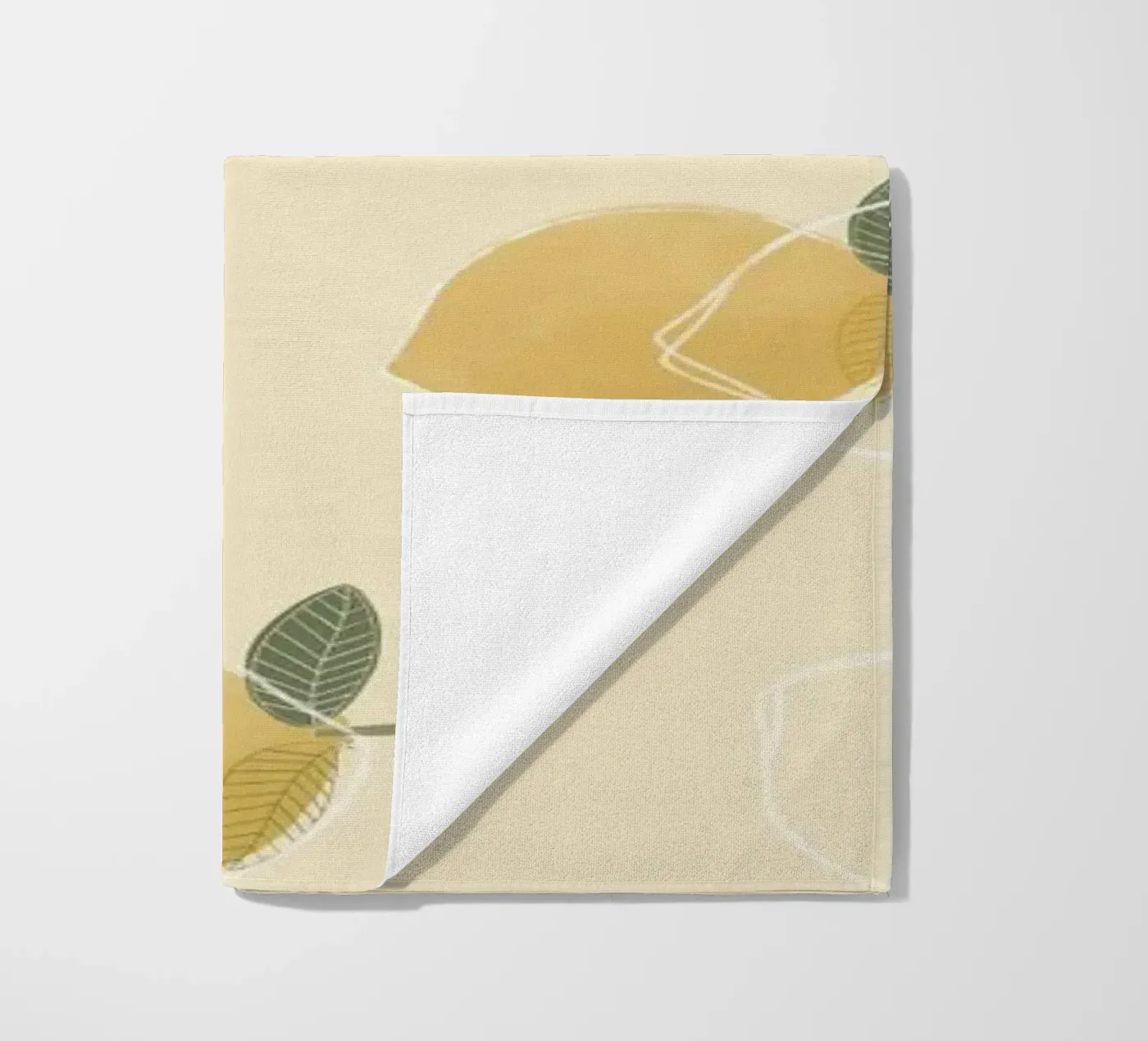 Three Spring Lemons strandhanddoek van Menina Lisboa