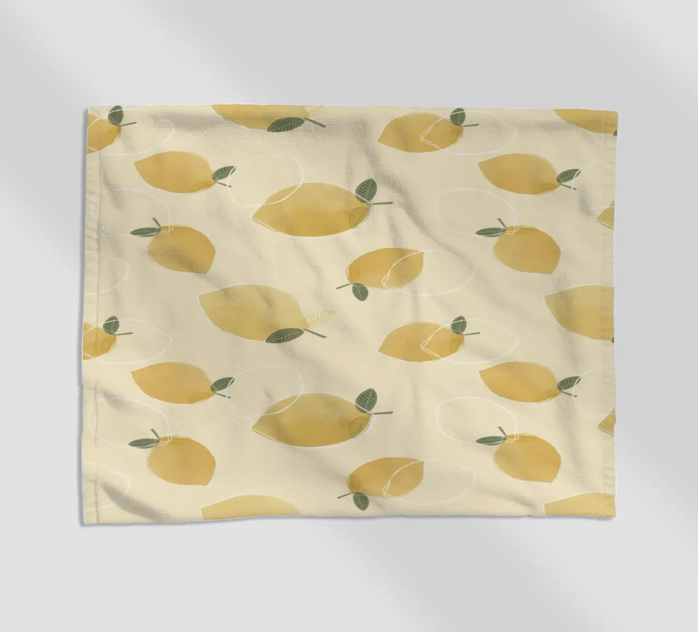 Three Spring Lemons strandhanddoek van Menina Lisboa