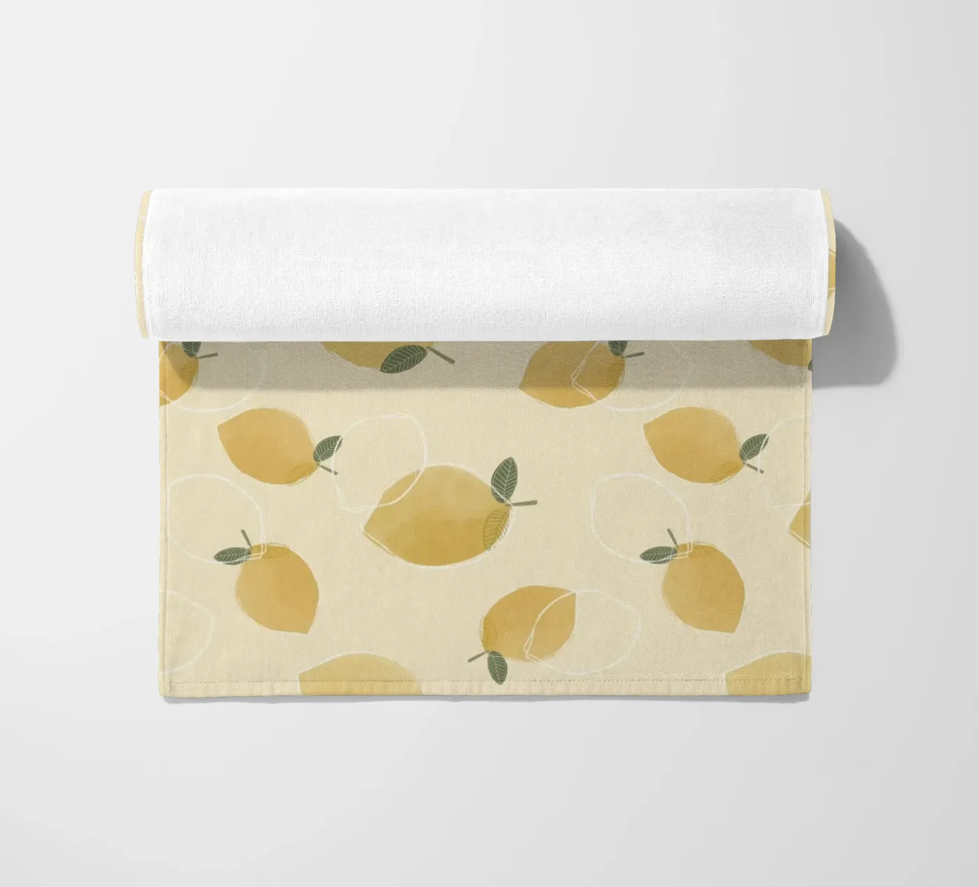 Three Spring Lemons strandhanddoek van Menina Lisboa