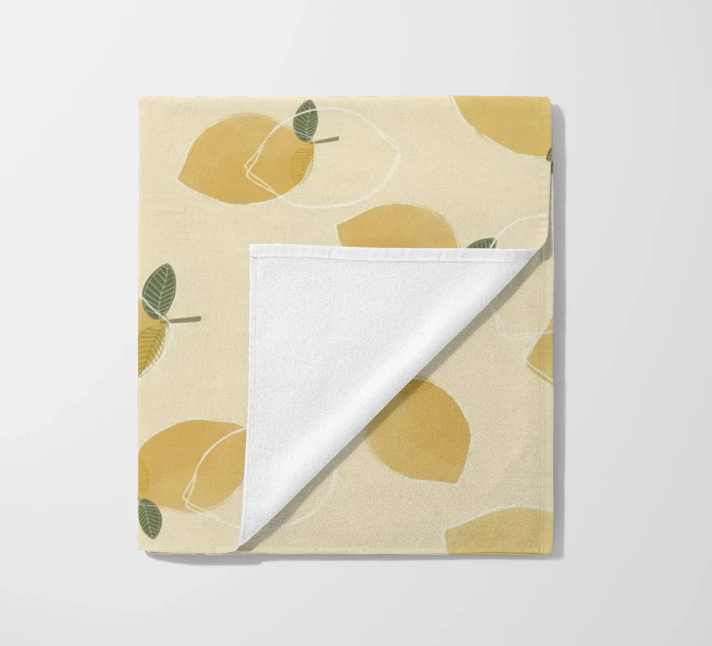 Three Spring Lemons strandhanddoek van Menina Lisboa