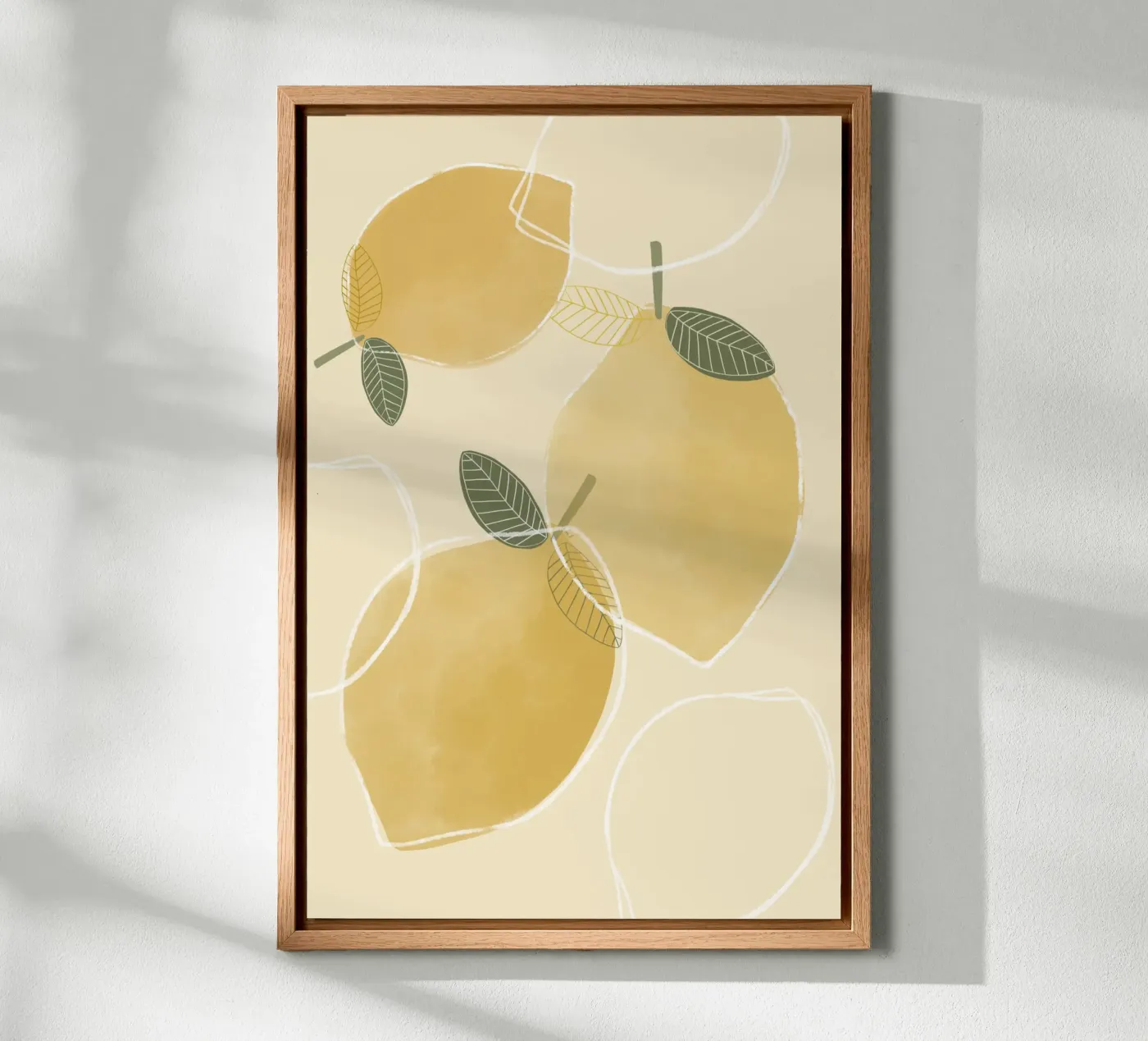 Three Spring Lemons canvas by Menina Lisboa
