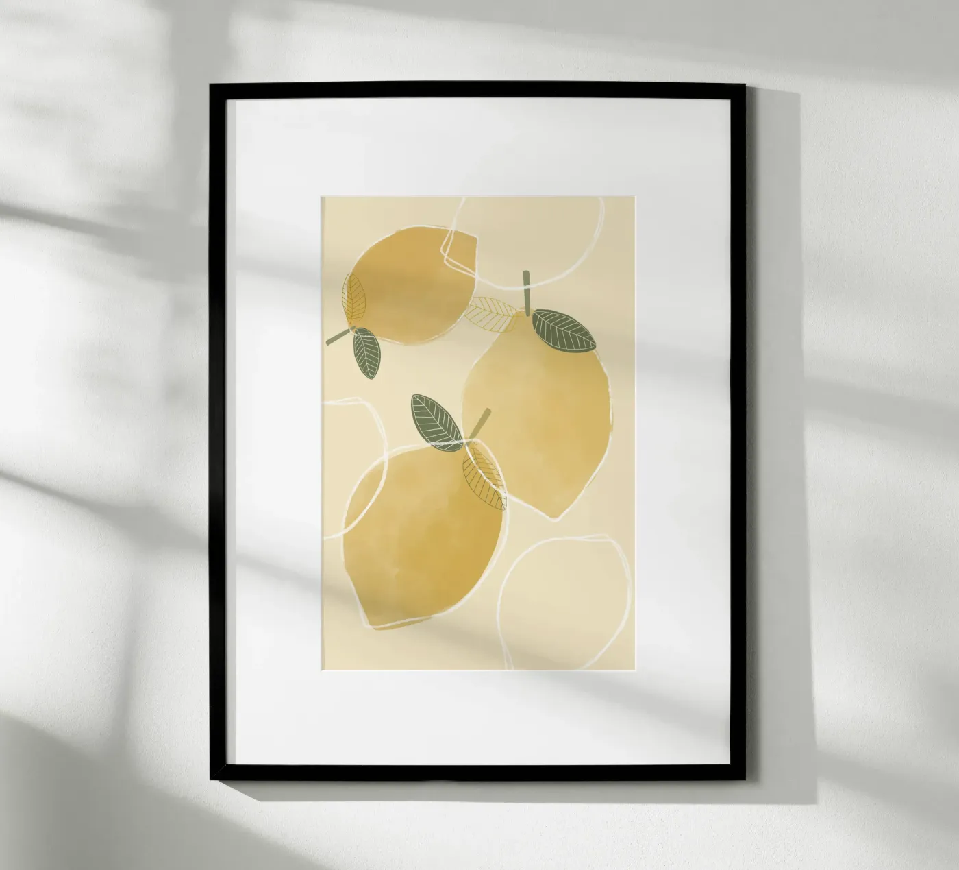Three Spring Lemons Poster von Menina Lisboa