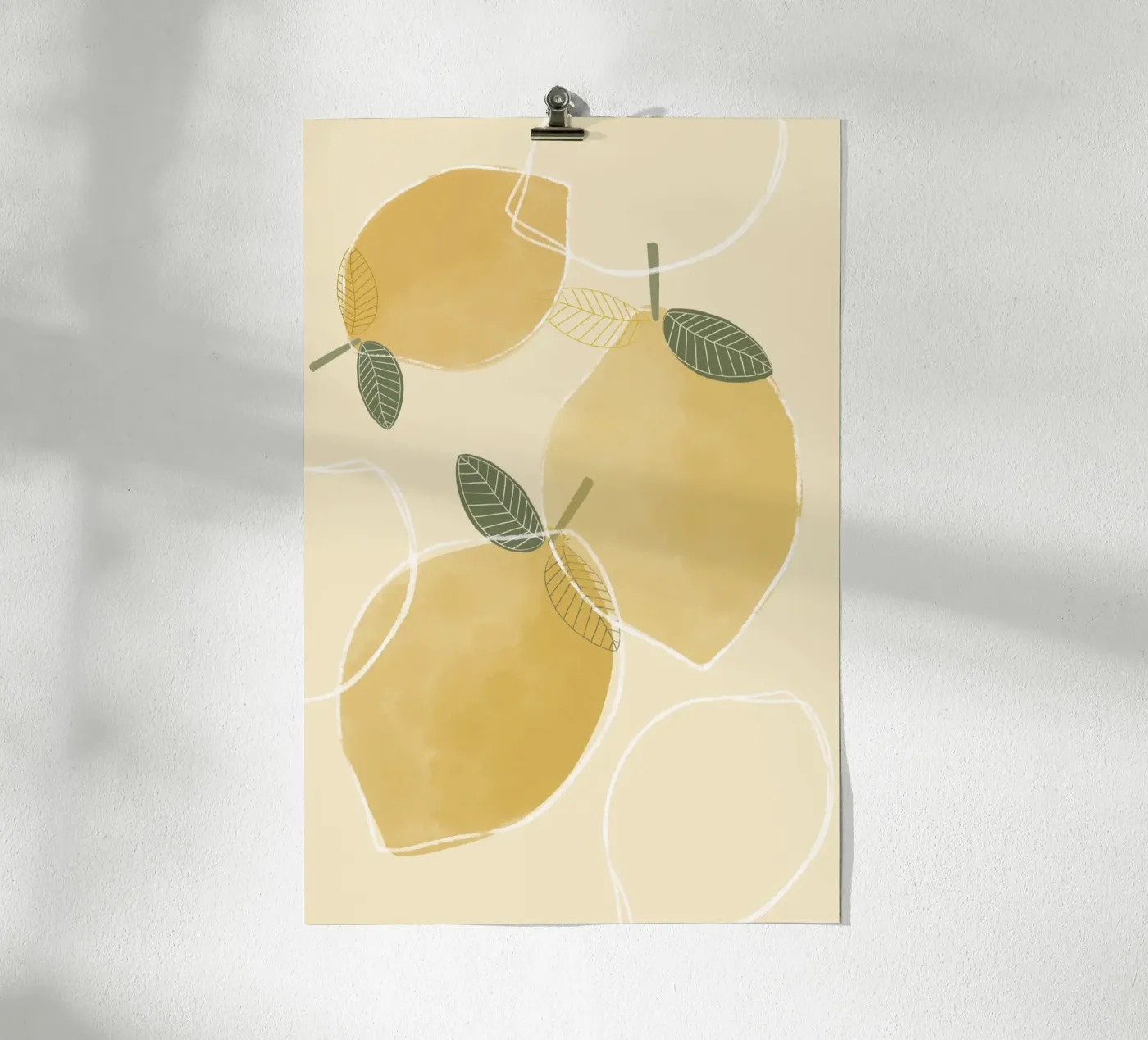 Three Spring Lemons Poster von Menina Lisboa