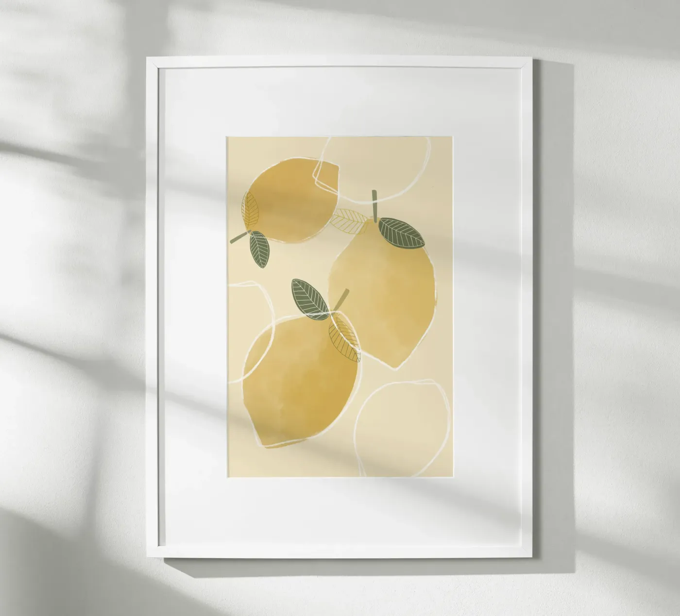 Three Spring Lemons Poster von Menina Lisboa