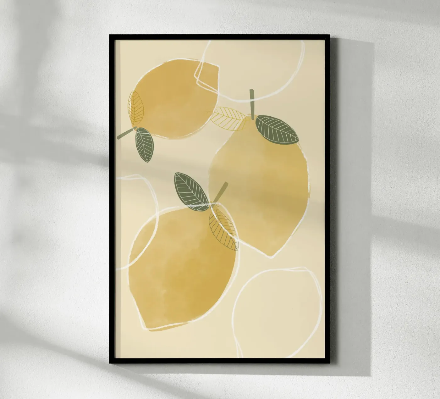 Three Spring Lemons Poster von Menina Lisboa