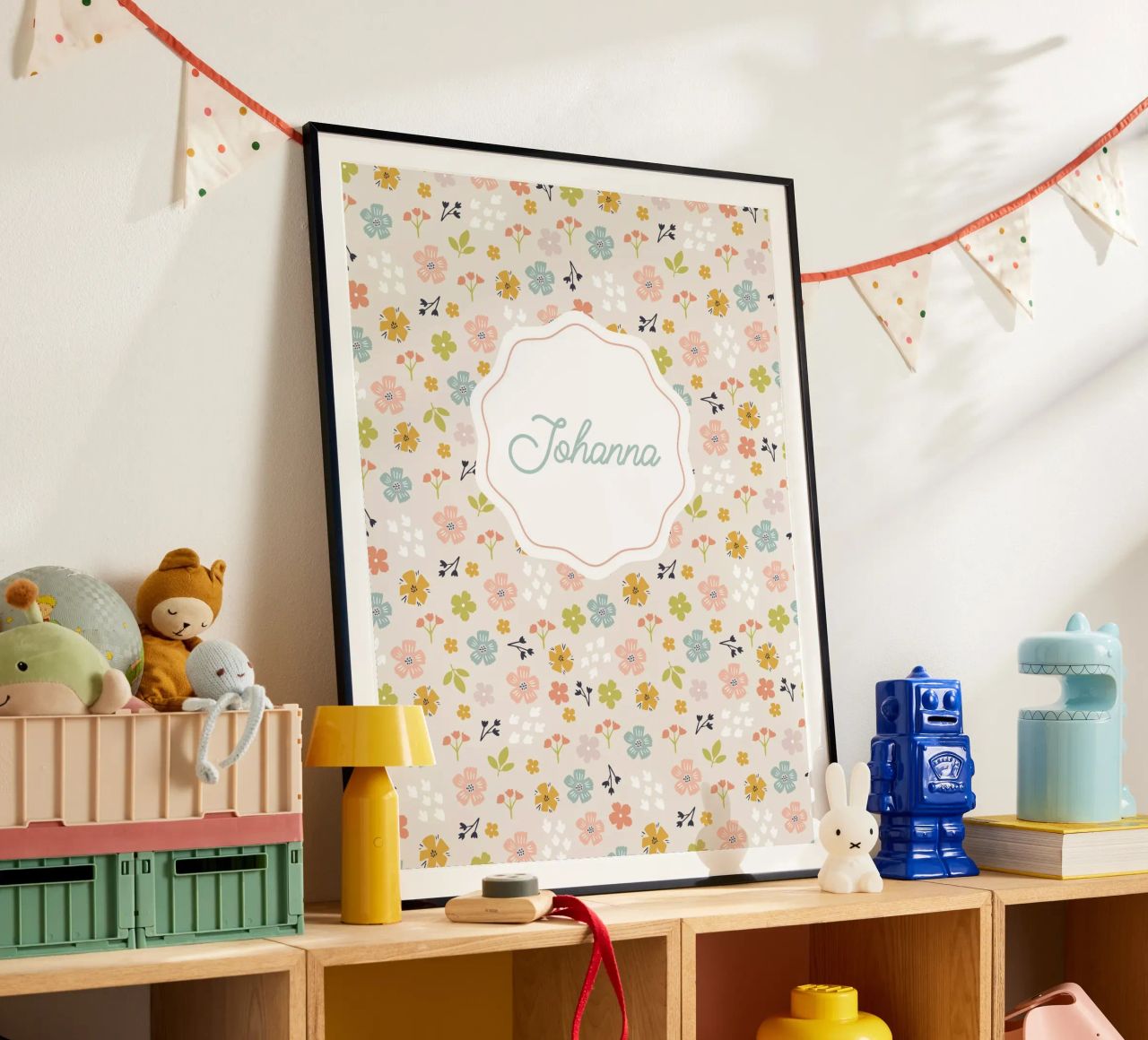 Fleurs printanières allover poster de Ohkimiko