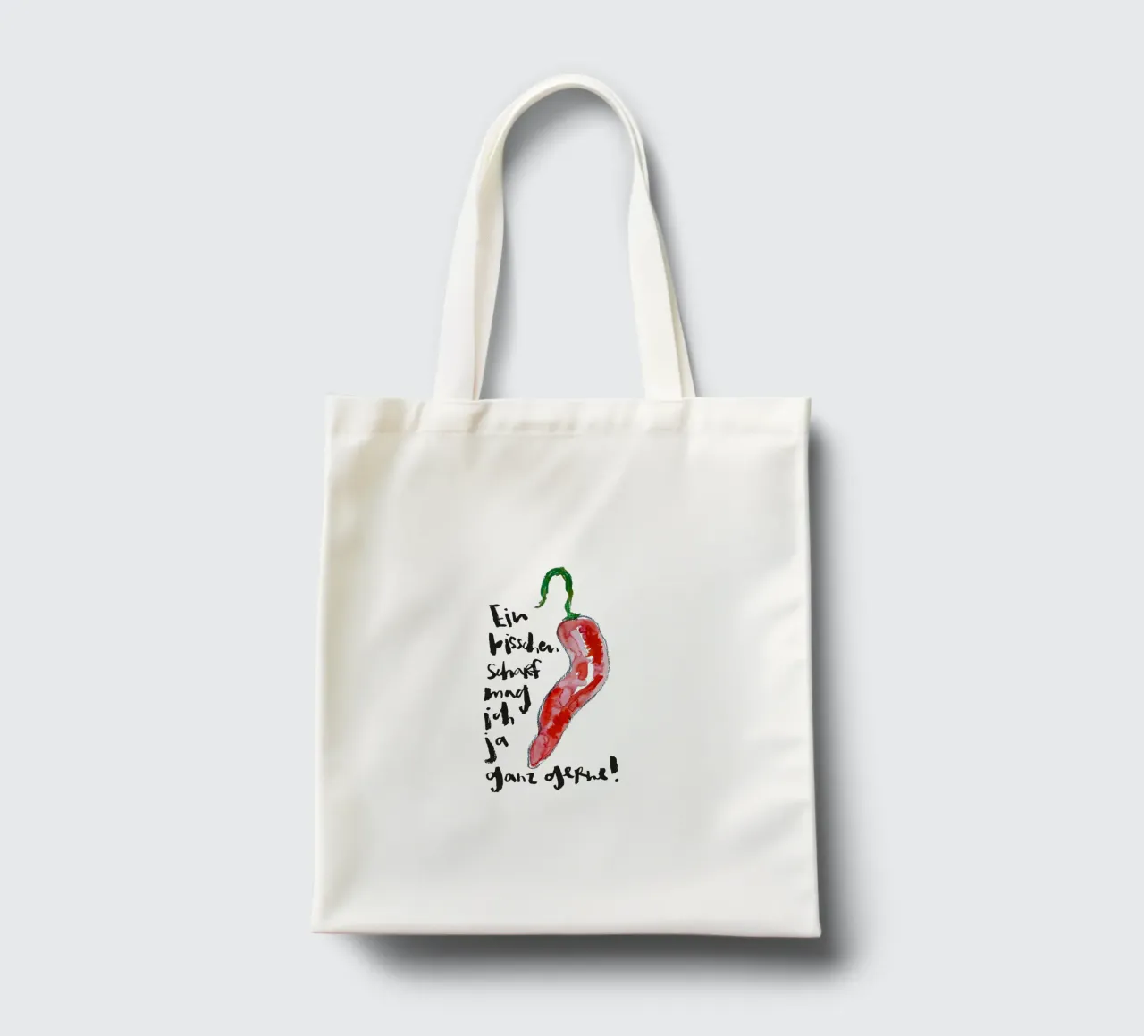 Ein bisschen scharf... borsa in juta da Brushmeetspaper
