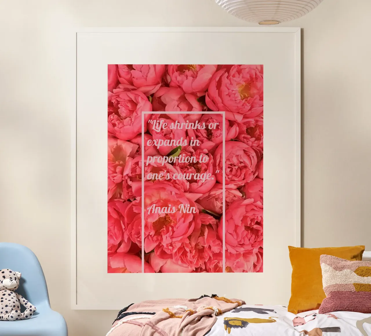 Courage - Mut poster con telaio in alluminio da snapshots